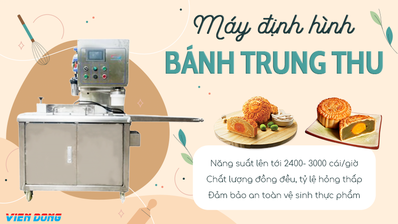 Máy định hình bánh trung thu