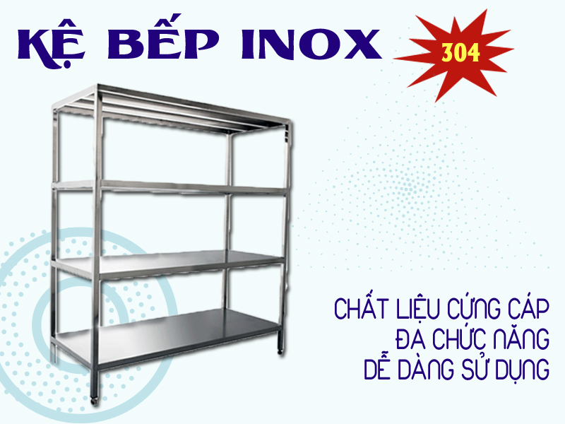 kệ bếp inox