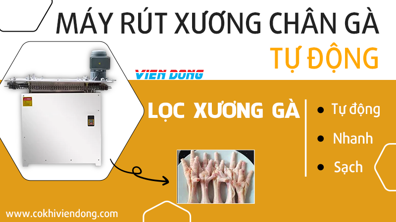 banner: máy rút xương chân gà tự động 