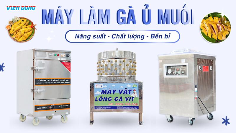 dây chuyền làm gà ủ muối