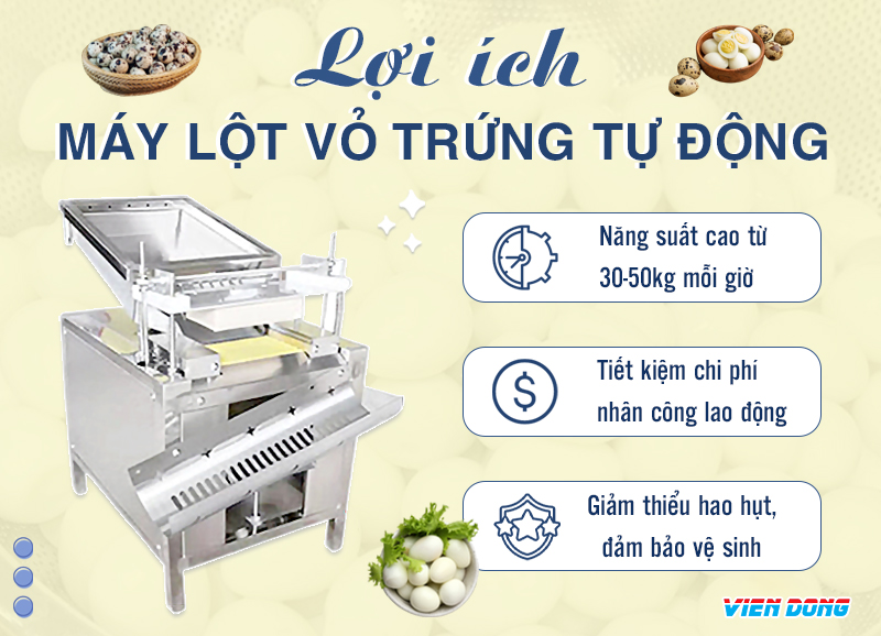 máy lột vỏ trứng cút