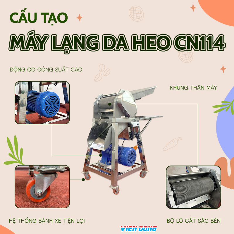 máy lạng da heo